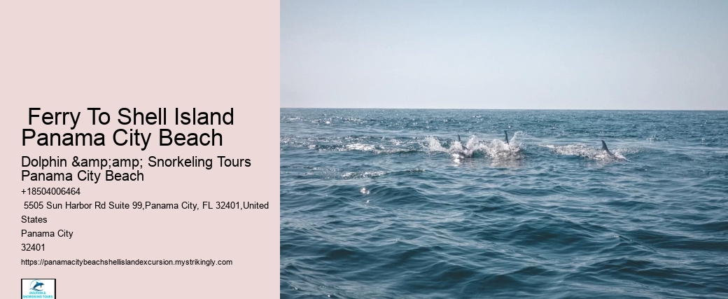  Ferry To Shell Island Panama City Beach